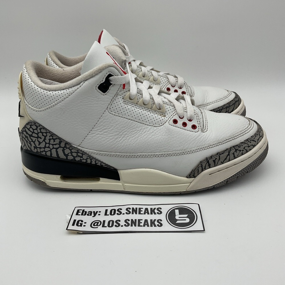 Size 8.5 - Jordan 3 Retro Mid White Cement Reimagined (DN3707-100)‎ - Picture 3 of 8